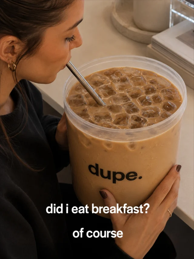 this counts as a meal right?? 🤣 

btw we don’t recommend drinking this much coffee 😭

#dupe #leicester #coffee #barista #icecoffeelatte
