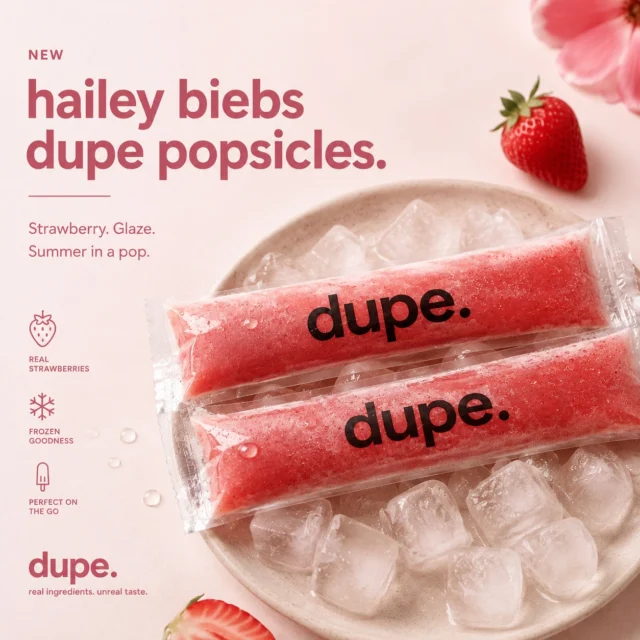 Hailey biebs dupe popsicles. #foodie #popsicle #dupe #healtyfood #healthyeating